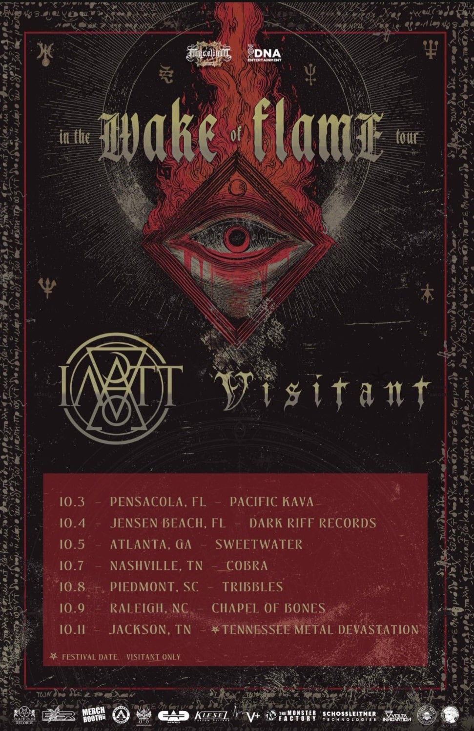 You are currently viewing Visitant Announce In The Wake Of Flame Tour