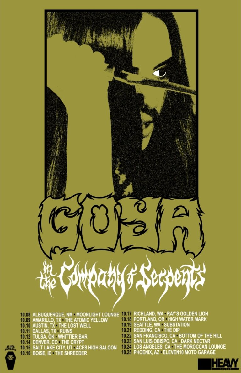 Read more about the article Goya Announce US Tour With Company Of Serpents