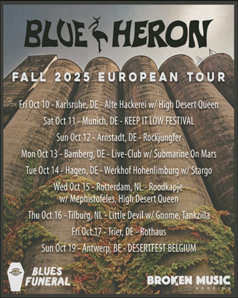 Read more about the article Blue Heron Announce European Tour In Support Of Latest Album, Everything Fades